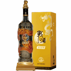 金門高粱 戰酒黑金龍金箔酒 2025琥珀蟠龍
