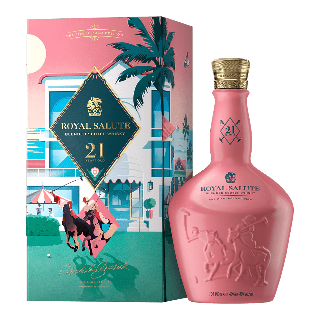 皇家禮炮 21年 馬球系列第六代 邁阿密限定版 Royal Salute 21Y the Miami Polo Edition