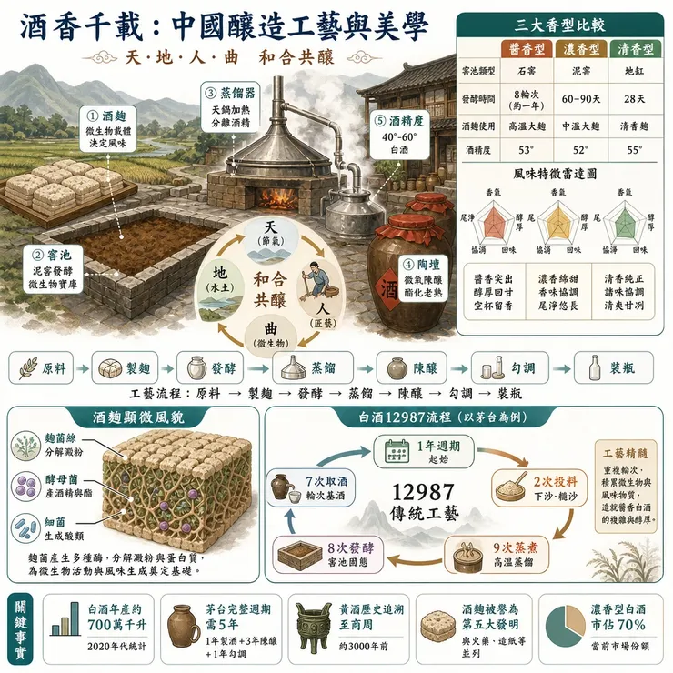 中國傳統酒類的工藝與美學體系